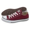Converse klasyczne niskie trampki buty damskie bordowe